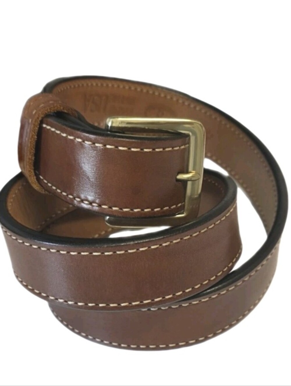 Genuine Leather Gun Belt Thickness 1/4" A&G Gun Leather Size 43B Brown Handmade